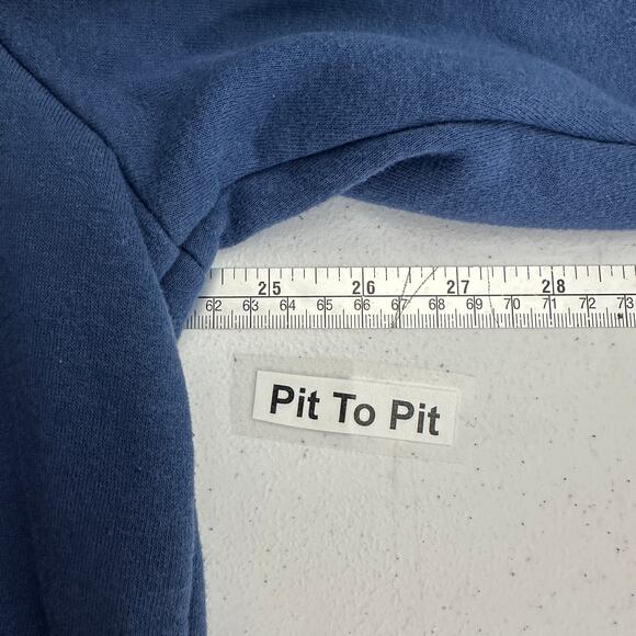 Pembrook‎ Womens Embroidered Sweatshirt M Grandma Floral Navy Blue Pullover - Picture 5 of 7